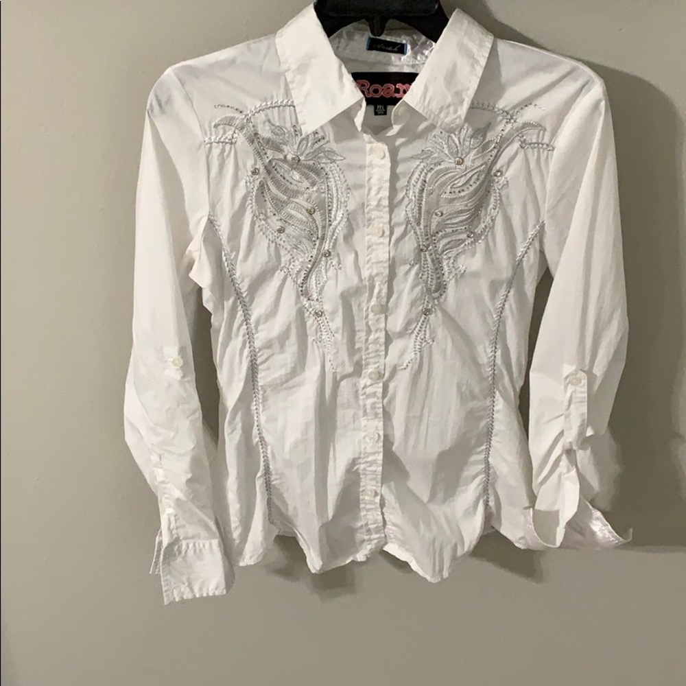 Roar button down shirt